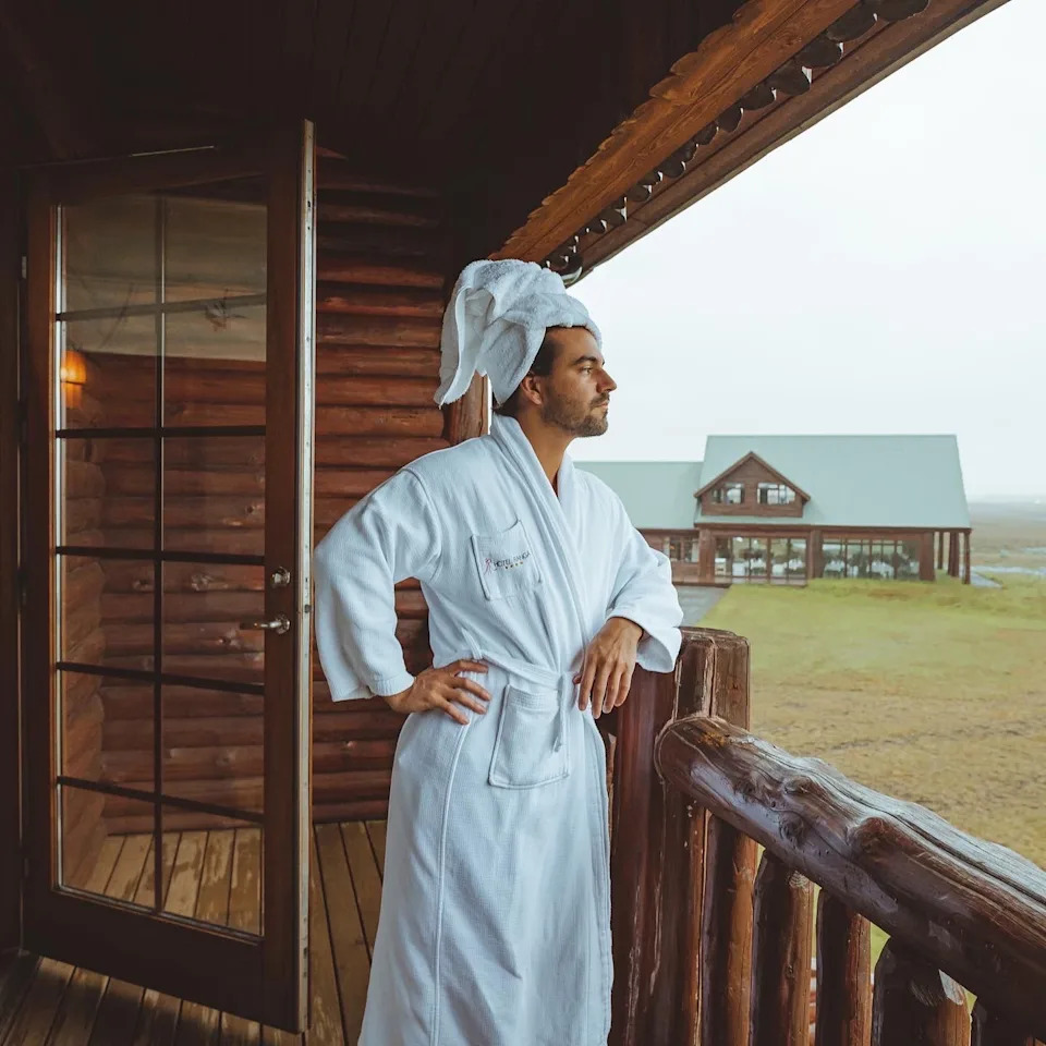 I stayed in Kourtney Kardashian's suite in Iceland–here’s what it was actually like